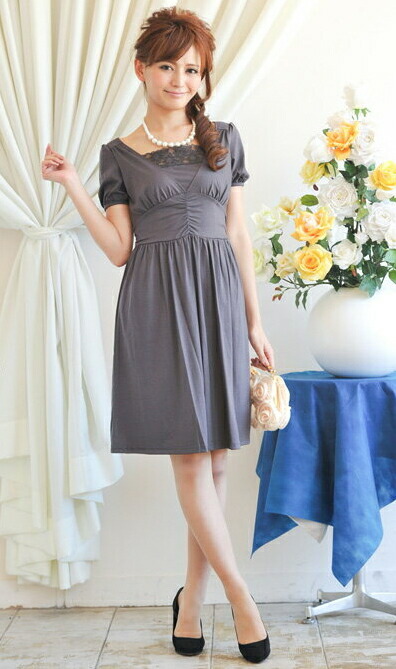 楽天市場 Jenny ジェニー Queenワンピ 胸レースver プレミアム 選べる4色 3サイズ ワンピース 長袖 Aライン フォーマル レディース 黒 きれいめ 長袖ワンピース 秋冬 冬 上品 安い 大きいサイズ 膝丈 高級 大人 40代 秋冬物 授乳服 Jenny International