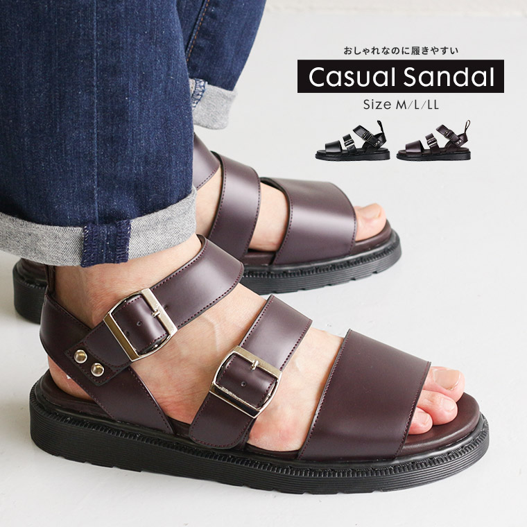 楽天市場 サンダル メンズ おしゃれ 履きやすい 脱げにくい 痛くない カジュアル 通気性 蒸れにくい ストラップサンダル 男性用 リゾート サンダル 厚底 メンズ 大きいサイズ メンズサンダル 大人 シンプル ブラック 黒 ブラウン 5118 送料無料 Jerico楽天市場店