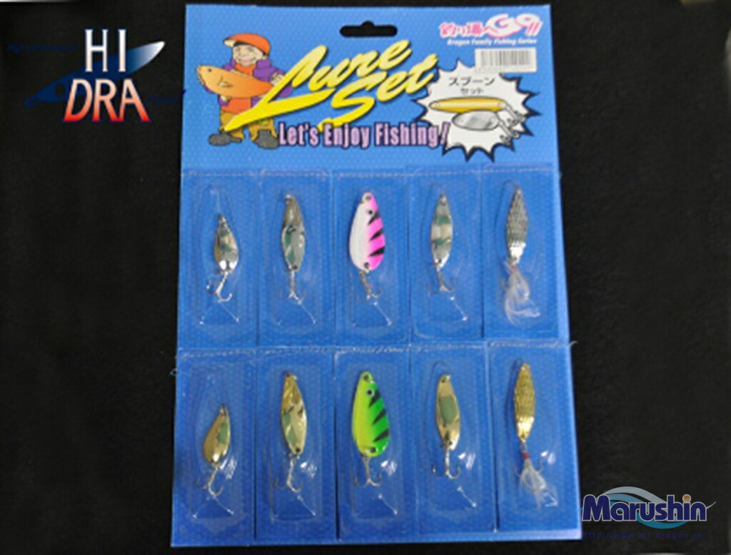 楽天市場】マルシン ポッパーセット 10個入り シーバス ポッパー