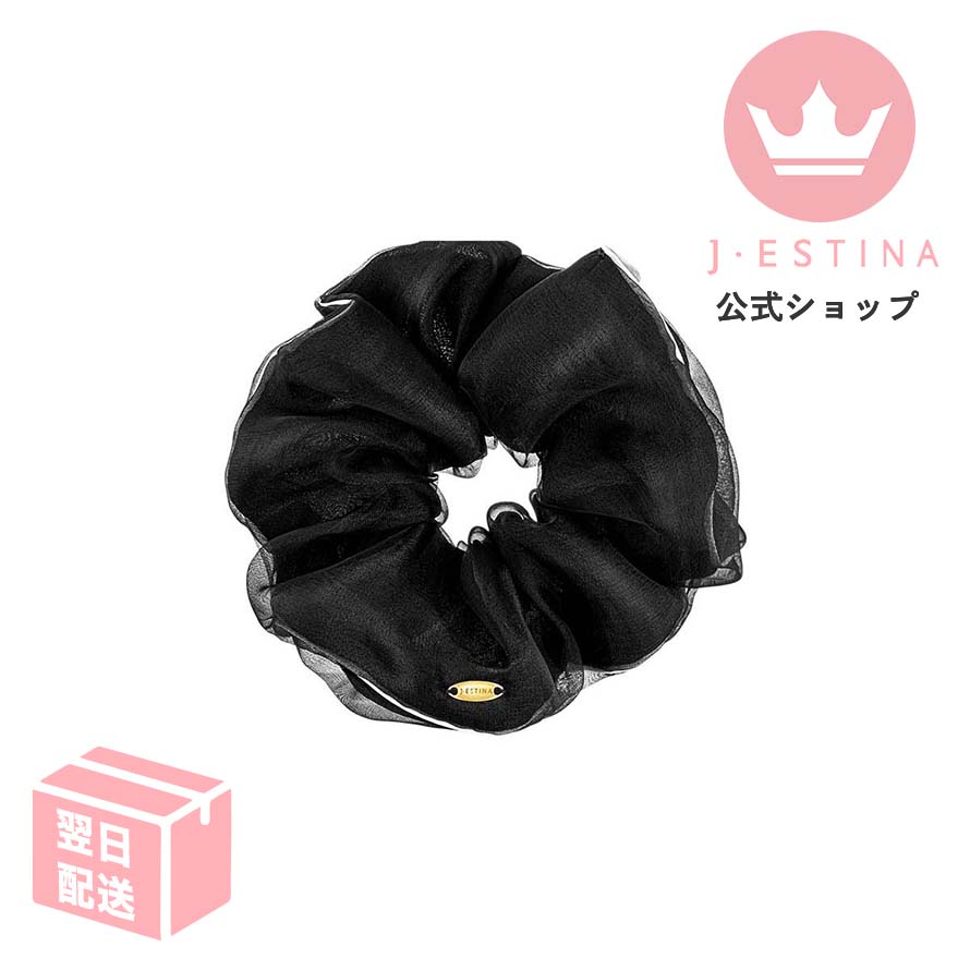 gureCELINE ロゴ入り ブラック シュシュ gureCELINE ロゴ入り ブラック シュシュ gureCELINE ロゴ入り