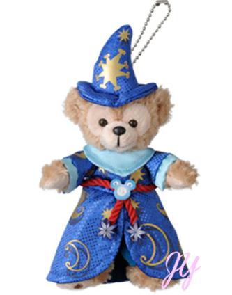 刷り直す ダッフィー  １０周年・ぬいぐるみ徽章 魔法つかい １０周年 10th記念日  Be Magical Duffy  ディズニーシー制限事項