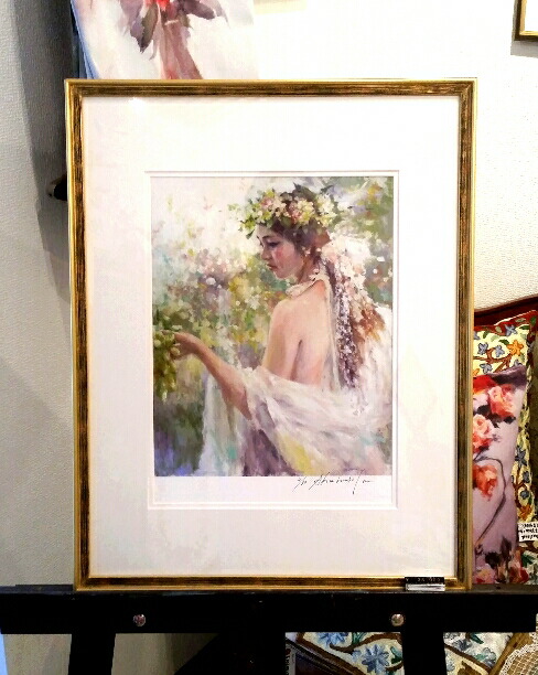 楽天市場】絵画 「Shine 〜 晃」 水彩/パステル 原画 人物画 少女 F4