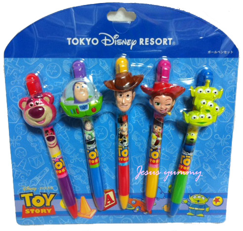 楽天市場 トイストーリーマニア Toy Story ボールペン ５本セット ボールペンセット ウッディー ジェシー バズ リトルグリーンメン ロッツォ 東京ディズニーリゾート限定 Disney ネコポス対応 ｊｅｓｕｓ ｙｕｍｍｙ