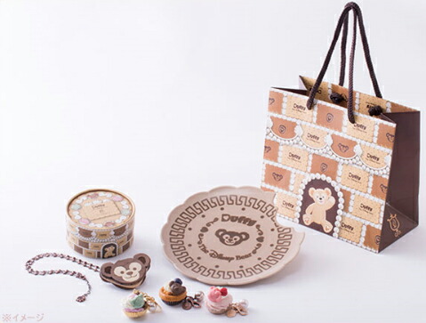 70 Off クッキーサンド ネックレス スウィートダッフィー Q Pot キューポット プロデュース ディズニーリゾートお土産袋付き 東京 ディズニーシー15周年限定 Duffy Sweet ホワイトデー バレンタイン ダッフィー スウィーツアクセサリー ペーパーバッグ ケース付き