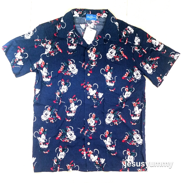 楽天市場 ミニー アロハシャツ 赤 レッド 半袖シャツ S M L ミニーマウス 東京ディズニーリゾート限定 Disney ｊｅｓｕｓ ｙｕｍｍｙ