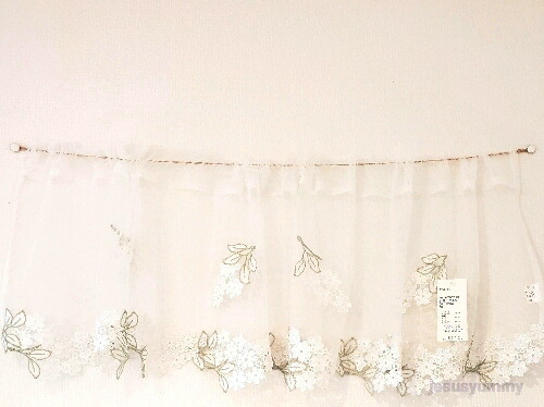 楽天市場】カフェカーテン 30×135cm オーガンジー 刺繍 カーテン 花柄 楽天市場】カフェカーテン 30×135cm オーガンジー 刺繍 カーテン 花柄