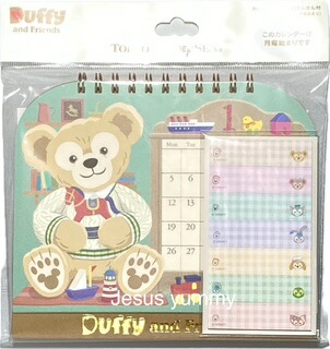 楽天市場】ダッフィー＆フレンズ フィギュア 万年カレンダー