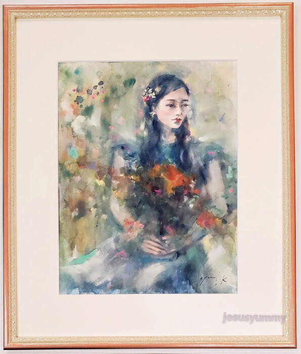 ○女神の宝石　　絵画原画+aquamarine ○女神の宝石 絵画原画+aquamarine CIDER GEM on X: