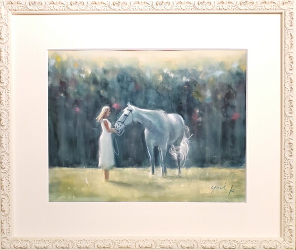 楽天市場】絵画 「White lover白い恋人」 油彩画 油絵 原画 風景画