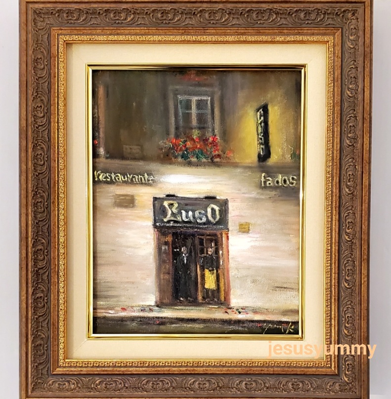 海外購入絵画　ジェイ・ロイバル　音楽隊　油彩画　イタリア製高級額付 海外購入絵画 ジェイ・ロイバル 音楽隊 油彩画 イタリア製高級額