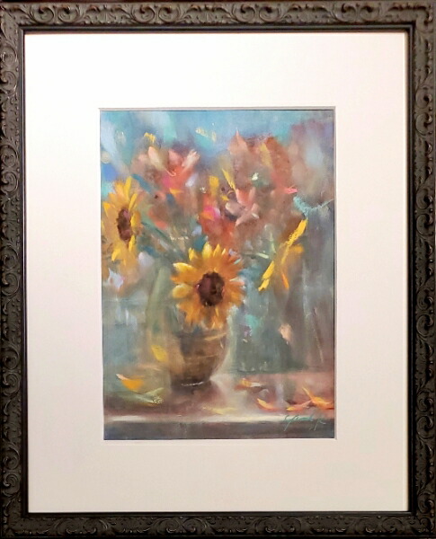 楽天市場】絵画 原画 「祝福の日に」 水彩/パステル F4 静物画