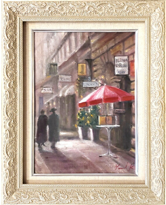 楽天市場】絵画 「ワイン畑へ続く路」 油彩画 油絵 原画 風景画 P6