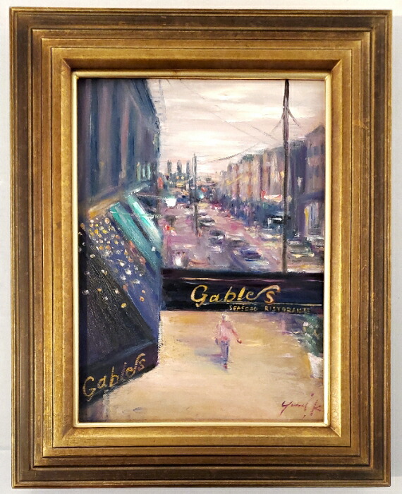 風景画 油彩画 メキシコで購入。 楽天市場】「赤富士」谷口春彦（F4サイズ油彩画[油絵]・開運風水画