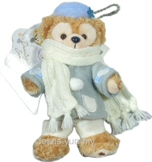 楽天市場】ダンシングスノーフレークス ダッフィー ぬいぐるみバッジ