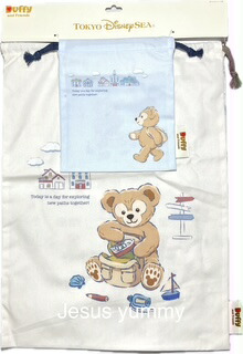 楽天市場】きんちゃくセット 巾着 2枚 ダッフィー＆フレンズのフロム