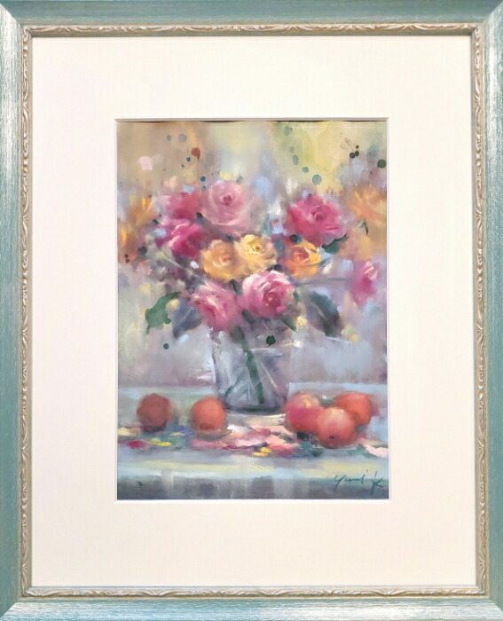 楽天市場】絵画 「Revival」 油彩画 油絵 原画 静物画 薔薇 F12