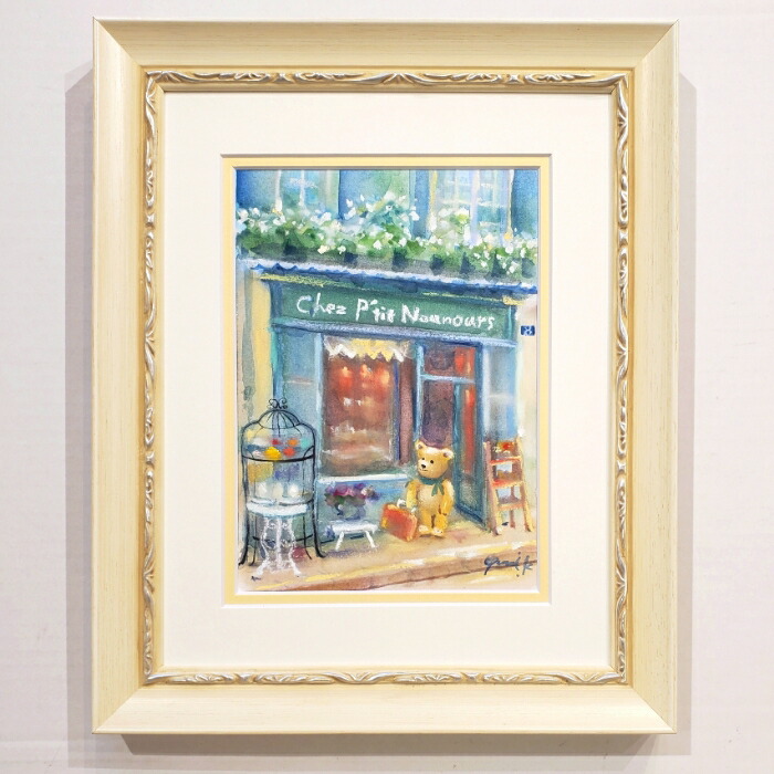 楽天市場】絵画 「クマ達のビューティフルライフ」 油彩画 油絵 原画