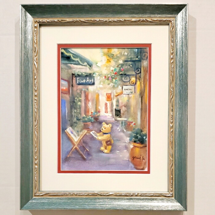 デボラ・ジョーンズ テディベア 額絵 テディベア額絵 デボラ・ジョーンズ 作品 アンティーク ヴィンテージ