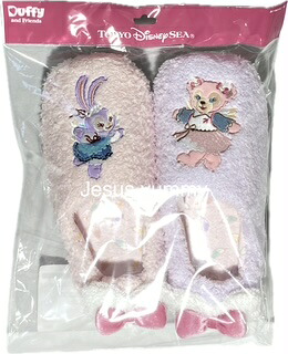 ィズニー　ダッフィー　シェリーメイルームシューズ Amazon | ダッフィー＆シェリーメイ ルームシューズ 【東京ディズニー