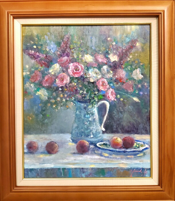 藤原護　画家　油彩絵　otonomie 楽天市場】藤原護 絵画 油絵 油彩画 「otonomie」 オトノミ 額付き