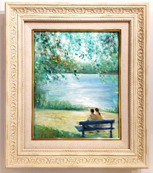 楽天市場】絵画 「光を乗せて」 F30(91×72.7cm) 額無し Yumi Kohnoura