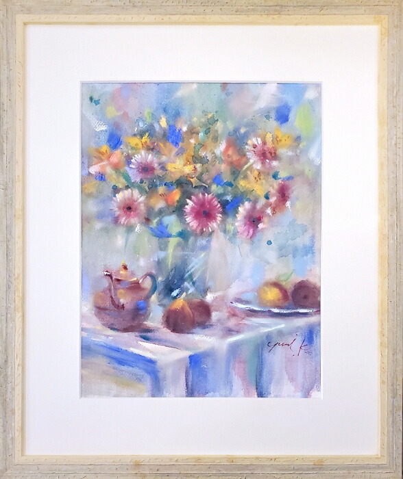 楽天市場】絵画 「Wishing your happiness」 水彩/パステル 原画