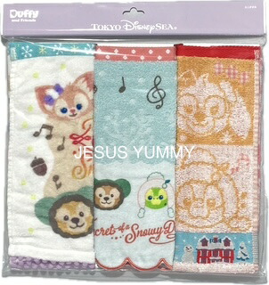 楽天市場】ダッフィー ミニタオル ハンカチ ハンドタオル 2022 東京