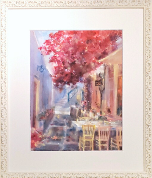 楽天市場】絵画 「花の咲く家」 油彩画 油絵 原画 風景画 F3