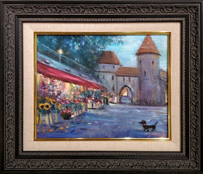 楽天市場】絵画 泉羽鶴美 油絵・油彩画 『南アルプス』 山 植物 風景