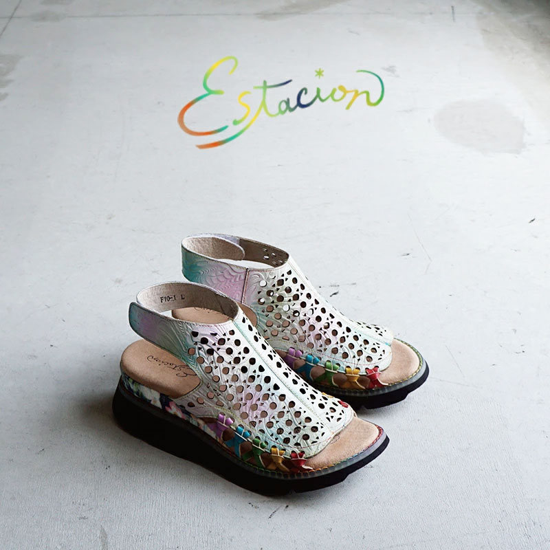 Estacion エスタシオン厚底サンダルF10-1