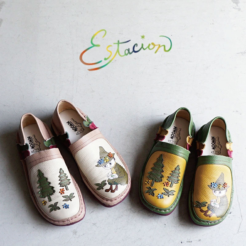 MOOMIN×Estacion　ムーミン×エスタシオンムーミンレザースリッポン　TGE609画像