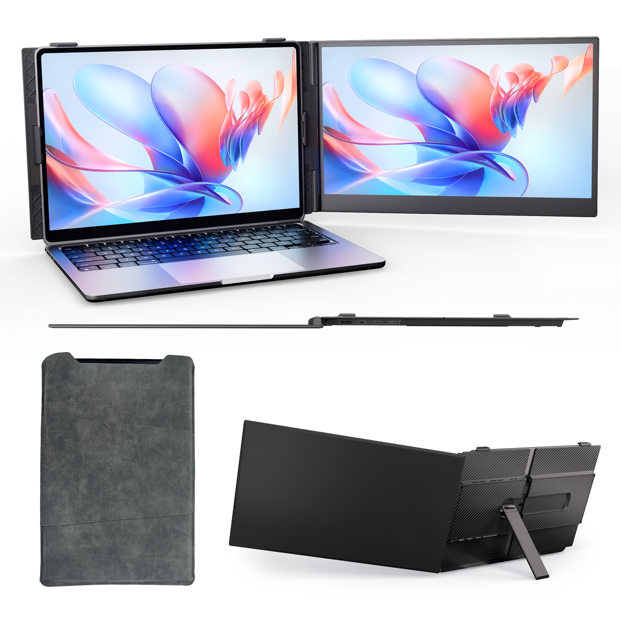 楽天市場】ディスプレイ トリプルディスプレイ デュアルモニター 14