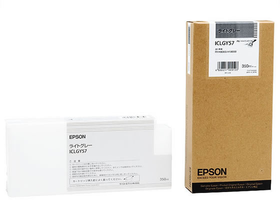 エプソン インクカートリッジ ライトグレー 350ml ICLGY57 エプソン ＥＰＳＯＮ インクジェットカートリッジ インクカートリッジ トナー