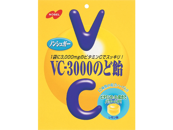 ノーベル/VC3000のど飴 ノンシュガー 袋 90g