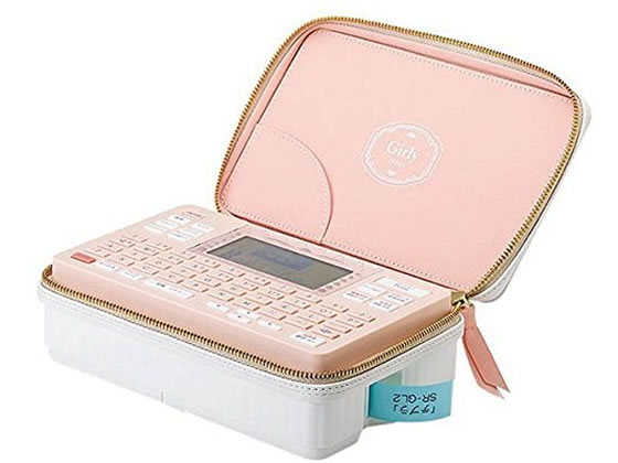 キングジム ラベルライター「テプラ」PRO ピンク SR-GL2-P テプラＰＲＯ キーボード付き 本体 キングジム テプラ 事務機器 8,193円
