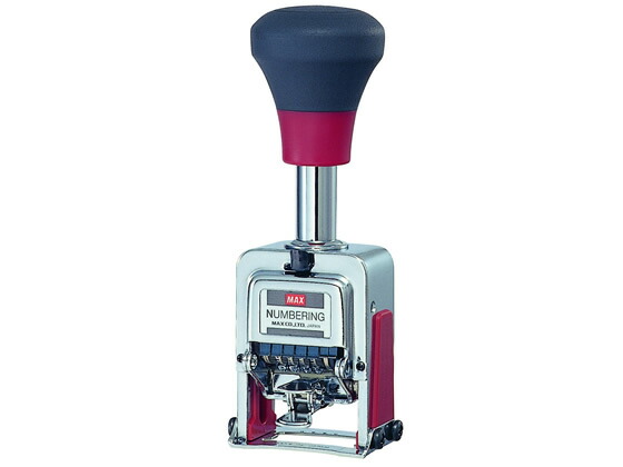 マックス ナンバリング4桁 NR-404 NR90230 電話番号輪っか本体 電話番号輪っか 消し印 名まえ印