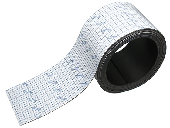 ソニック 切り立てる伝達ルート付磁石へばり着く磁気テープ100mm×10m MS-385 磁石居敷き へばり着く印字機 磁石 張りつける物打ち切り 吊下げ ＰＯＰ 張りつける