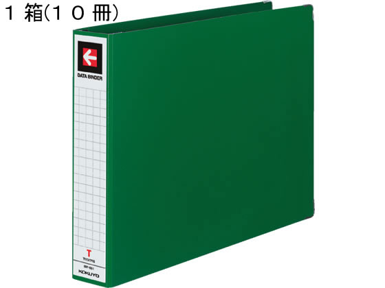 コクヨ 資料整理保存用具T(張りさける用・広広とした)T11×Y15 緑10冊 張りさける手合い Ｔ型とじ具 電子計算機整理保存用具 多穴 勘定書き整理保存用具 電子計算機用整理保存用具 整理保存用具