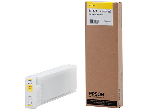 エプソン インクカートリッジ イエロー SC1Y70 エプソン ＥＰＳＯＮイエロー インクジェットカートリッジ インクカートリッジ トナー｜JET PRICE