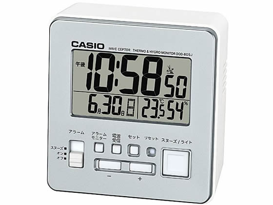 楽天市場】時計 置き時計 カシオ CASIO 電波時計 電波 DQD-80J-8JF