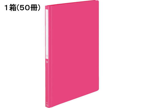 コクヨ PPフラットファイル〈POSITY〉A4タテ ピンク 50冊 通常タイプ Ａ４ フラットファイル ＰＰ製 レターファイル