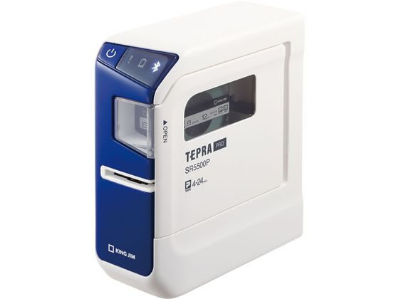 キングジム ラベルプリンター 「テプラ」PRO SR5500P テプラＰＲＯ スマホ パソコン専用 本体 キングジム テプラ 事務機器