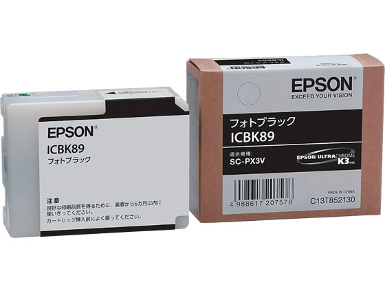 エプソン インクカートリッジ フォトブラック ICBK89 エプソン ＥＰＳＯＮブラック インクジェットカートリッジ インクカートリッジ トナー
