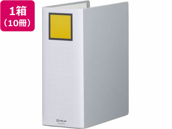 第一人者体育館 スーパードッチ脱・着生やさしいA4 とじ厚100 薄墨色10冊 煙管整理保存用具 2つ穴整理保存用具 両開き 書きもの整理保存用具 Ａ４ 両開き煙管整理保存用具 煙管式整理保存用具