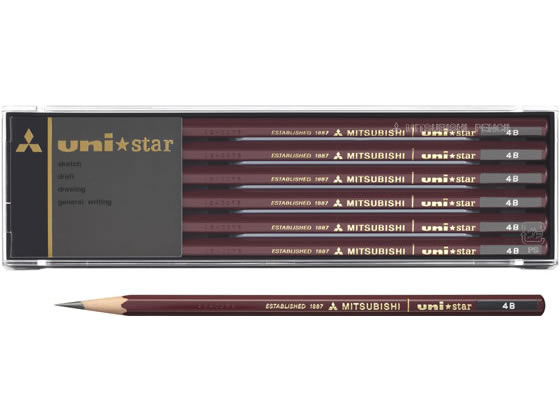 楽天市場】【硬度：2H〜4B】三菱鉛筆／uni star （ユニスター） US 6角