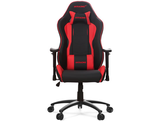 【お取り寄せ】AKRacing ゲーミングチェア Nitro V2 レッド レザータイプ ゲーミングチェア オフィスチェア オフィス家具