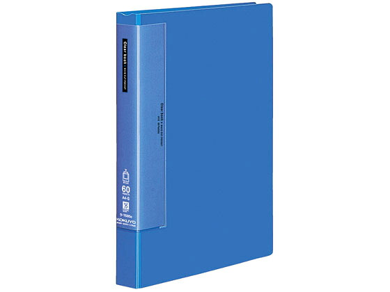 コクヨ 読みやすい書き付け ウェーブカット A4縦 60P 青 4冊 ラ-T585B Ａ４ くっ付ける式読みやすい整理保存用具