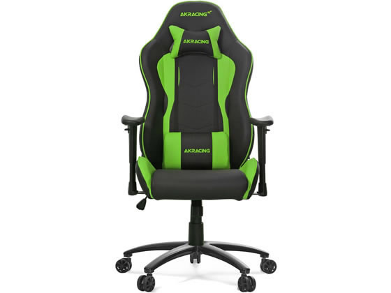 【お取り寄せ】AKRacing ゲーミングチェアNitro V2 緑であること なめし革手合い ゲーミングチェア 執務室女性議長 執務室調度品