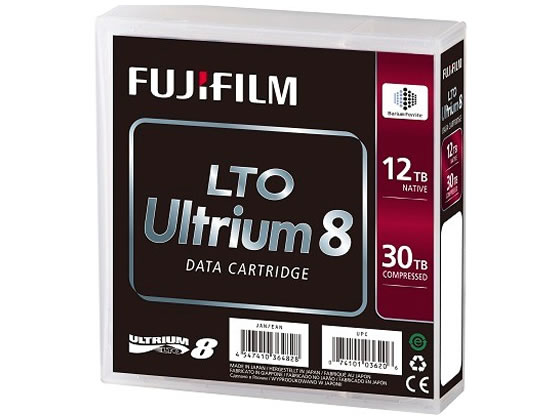 【お取り寄せ】富士フイルム LTO Ultrium8 データカートリッジ 12.0TB データカートリッジ データ用メディア 記録メディア メモリーカード 家電