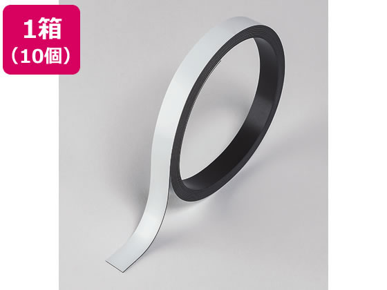 マグエックス マグネットラベル S ロールタイプ 幅15mm 5m 10個 マグネット見出し マグネット 掲示物留め 吊下げ ＰＯＰ 掲示